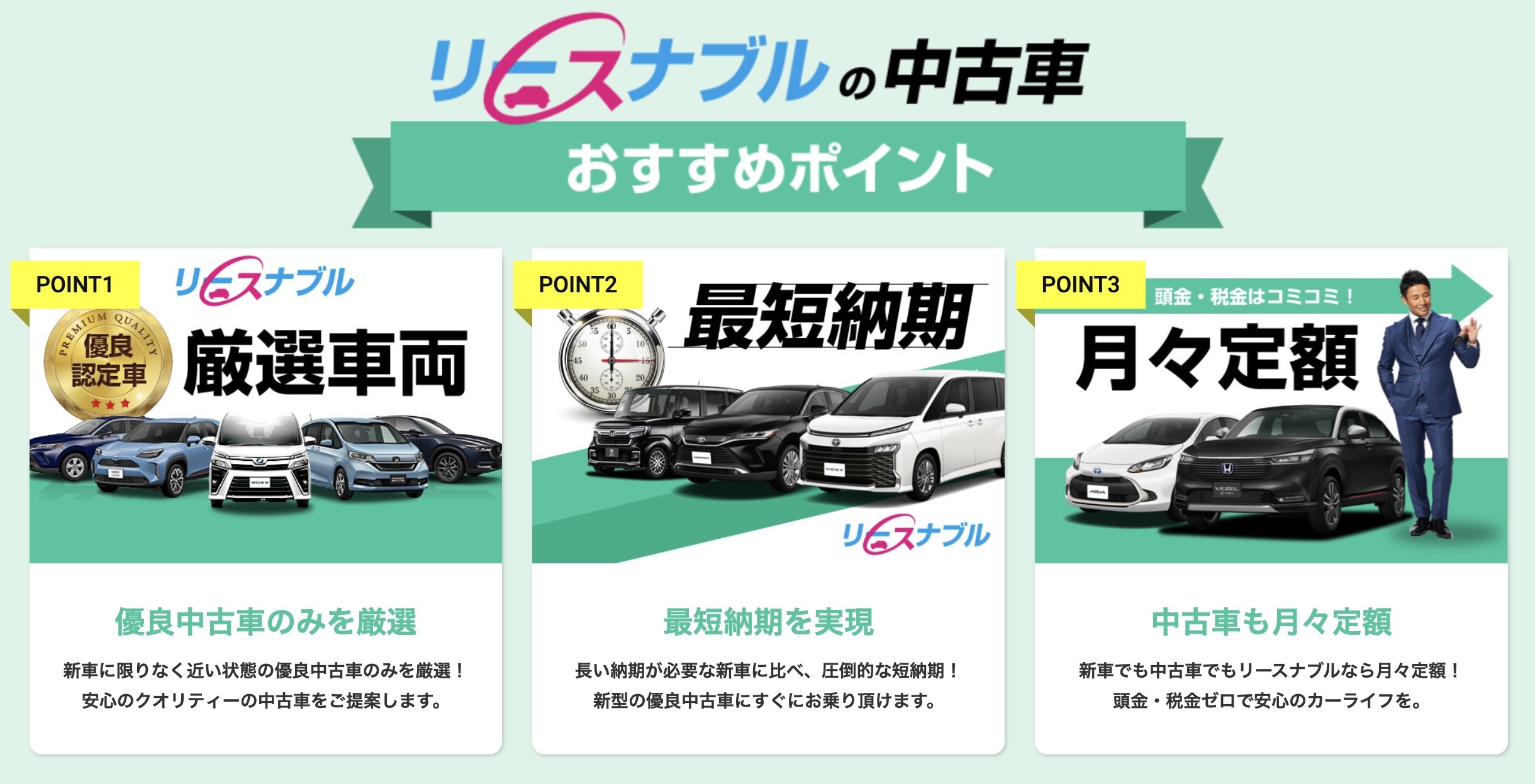 リースナブルの中古車