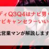 アウディQ3Q4はナビ男くんのテレビキャンセラーいいの？